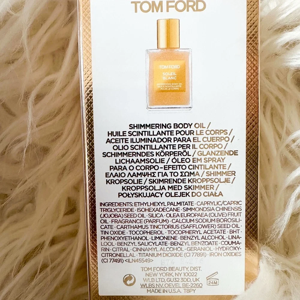 Tom Ford Soleil Blanc Shimmering Body Oil NIB Sealed - Picture 3 of 3